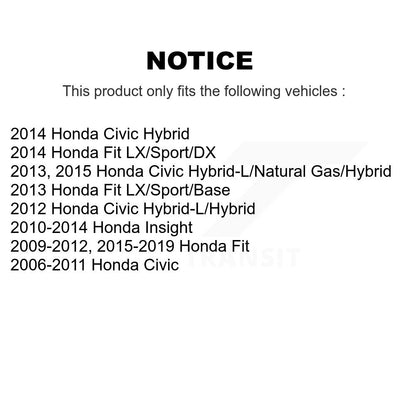 Drum Brake Wheel Cylinder Rear Pair For Honda Civic Fit Insight