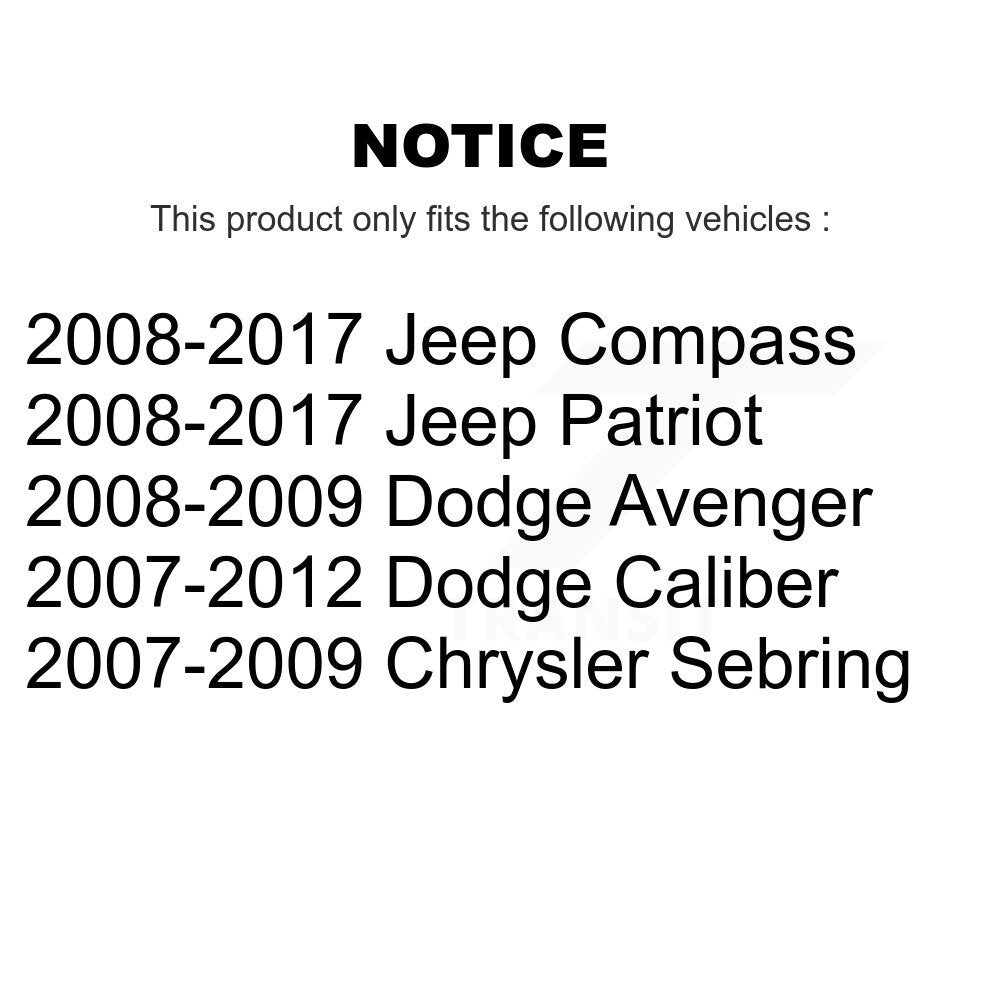 Drum Brake Wheel Cylinder Rear Pair For Jeep Patriot Compass Dodge Caliber