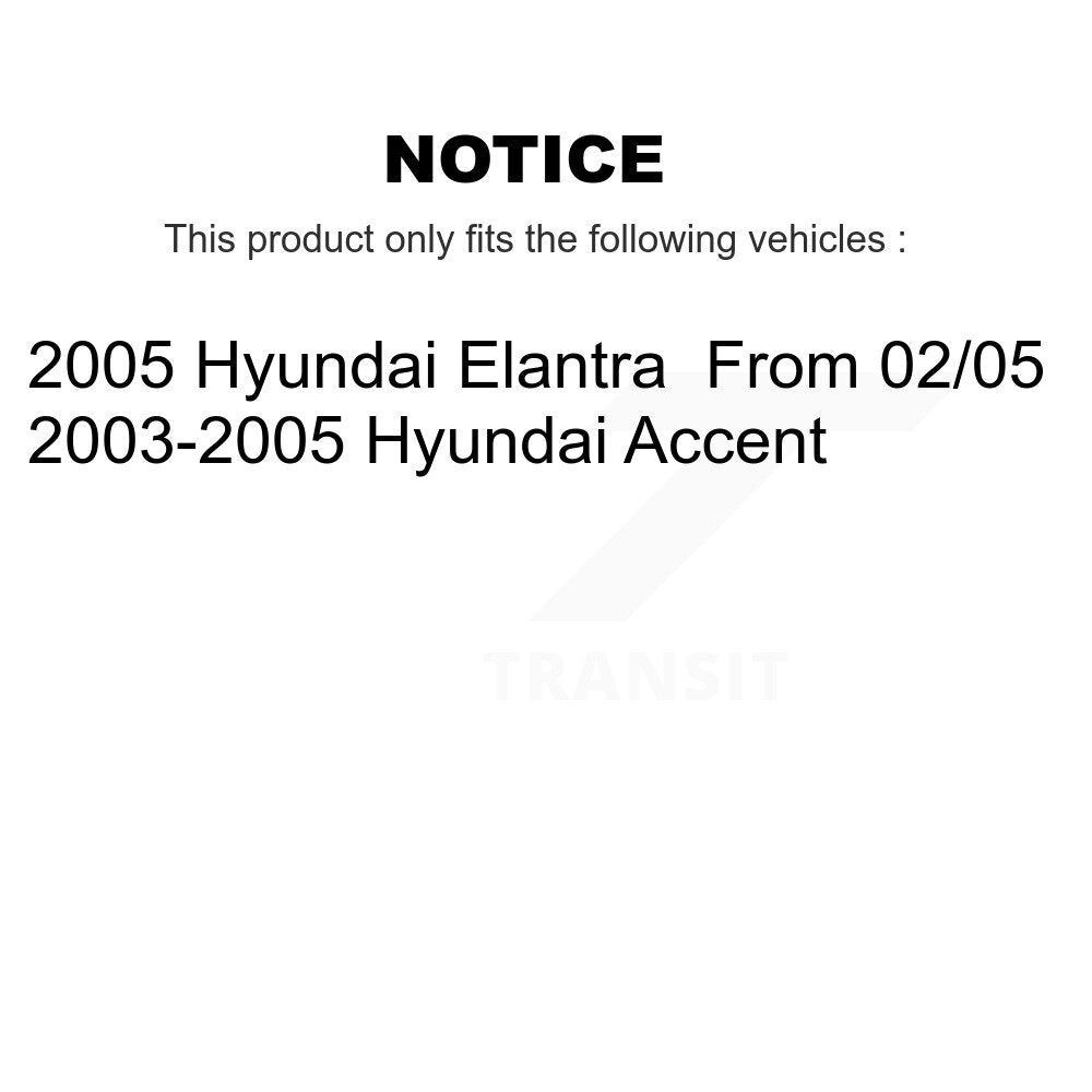 Drum Brake Wheel Cylinder Rear Kit For Hyundai Accent Elantra