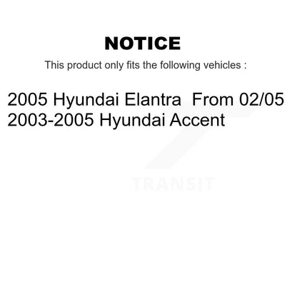 Drum Brake Wheel Cylinder Rear Kit For Hyundai Accent Elantra