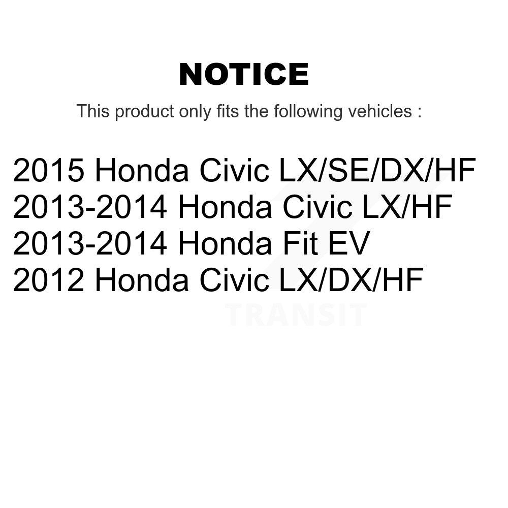 Drum Brake Wheel Cylinder Rear Pair For Honda Civic Fit