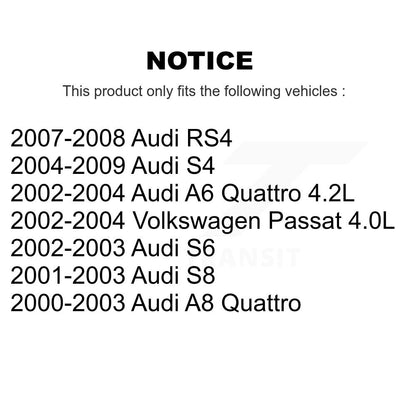 Wheel Bearing Assembly Rear Pair For Volkswagen Passat Audi S4 A6 Quattro RS4 A8