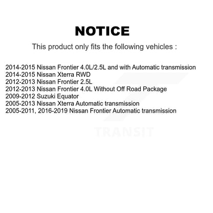 Wheel Bearing Assembly Rear Pair For Nissan Frontier Xterra Suzuki Equator