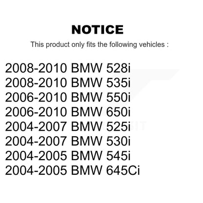 Wheel Bearing And Hub Assembly Front Pair For BMW 530i 650i 525i 645Ci 528i 550i