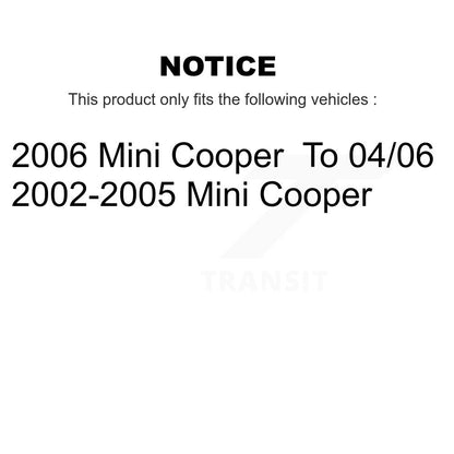 Wheel Bearing And Hub Assembly Front Pair For Mini Cooper