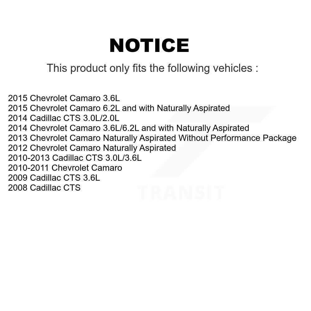 Wheel Bearing And Hub Assembly Front Pair For Chevrolet Camaro Cadillac CTS XTS