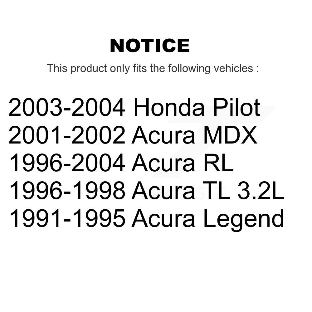 Wheel Bearing Front Pair For Honda Pilot Acura MDX RL TL Legend