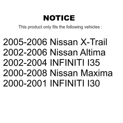 Wheel Bearing Front Pair For Nissan Altima X-Trail Maxima INFINITI I35 I30