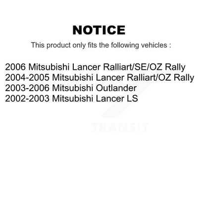 Wheel Bearing Front Pair For Mitsubishi Lancer Outlander