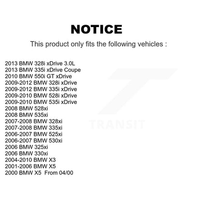 Wheel Bearing Front Pair For BMW 328i xDrive X3 X5 335i 328xi 335xi 325xi 530xi