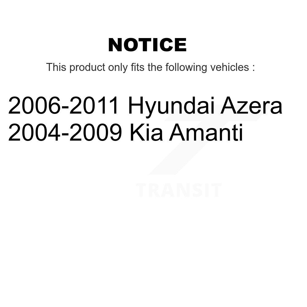Wheel Bearing Front Pair For Hyundai Azera Kia Amanti
