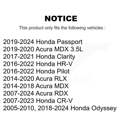 Wheel Bearing Front Pair For Honda CR-V Acura RDX Odyssey HR-V Pilot MDX Clarity
