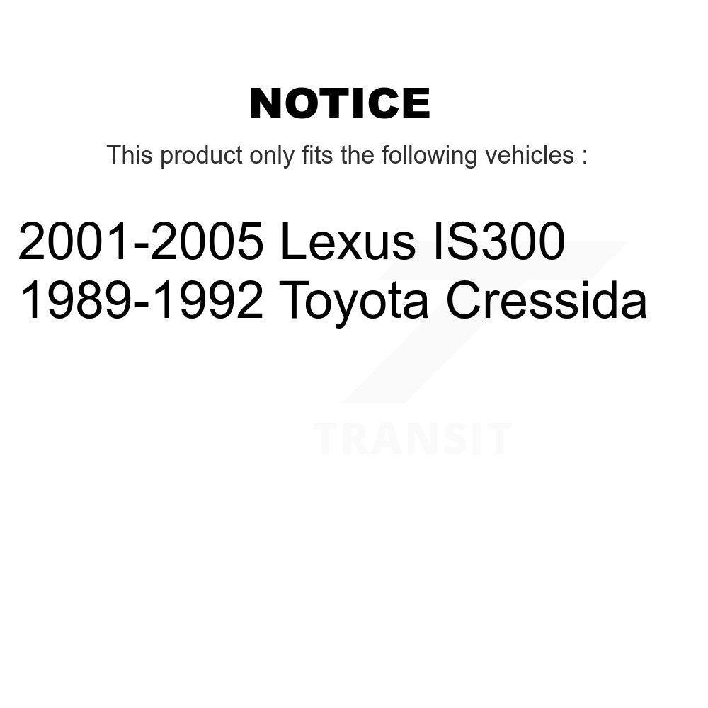 Wheel Bearing Front Pair For Lexus IS300 Toyota Cressida