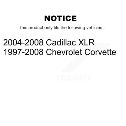 Wheel Bearing And Hub Assembly Rear Pair For Chevrolet Corvette Cadillac XLR