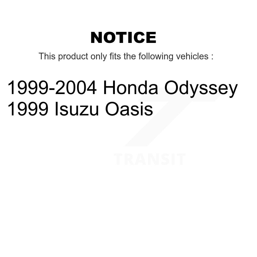 Wheel Bearing And Hub Assembly Rear Pair For Honda Odyssey Isuzu Oasis