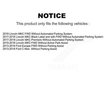 Wheel Bearing And Hub Assembly Rear Pair For Ford Escape Lincoln MKC C-Max