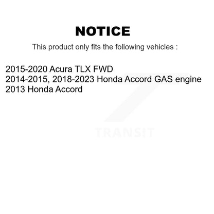 Wheel Bearing And Hub Assembly Rear Pair For Honda Accord Acura TLX