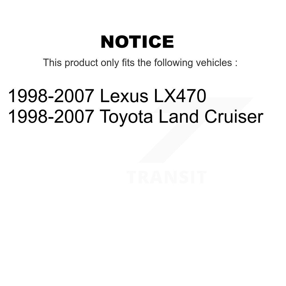Wheel Bearing Rear Inner Pair For 1998-2007 Lexus LX470 Toyota Land Cruiser