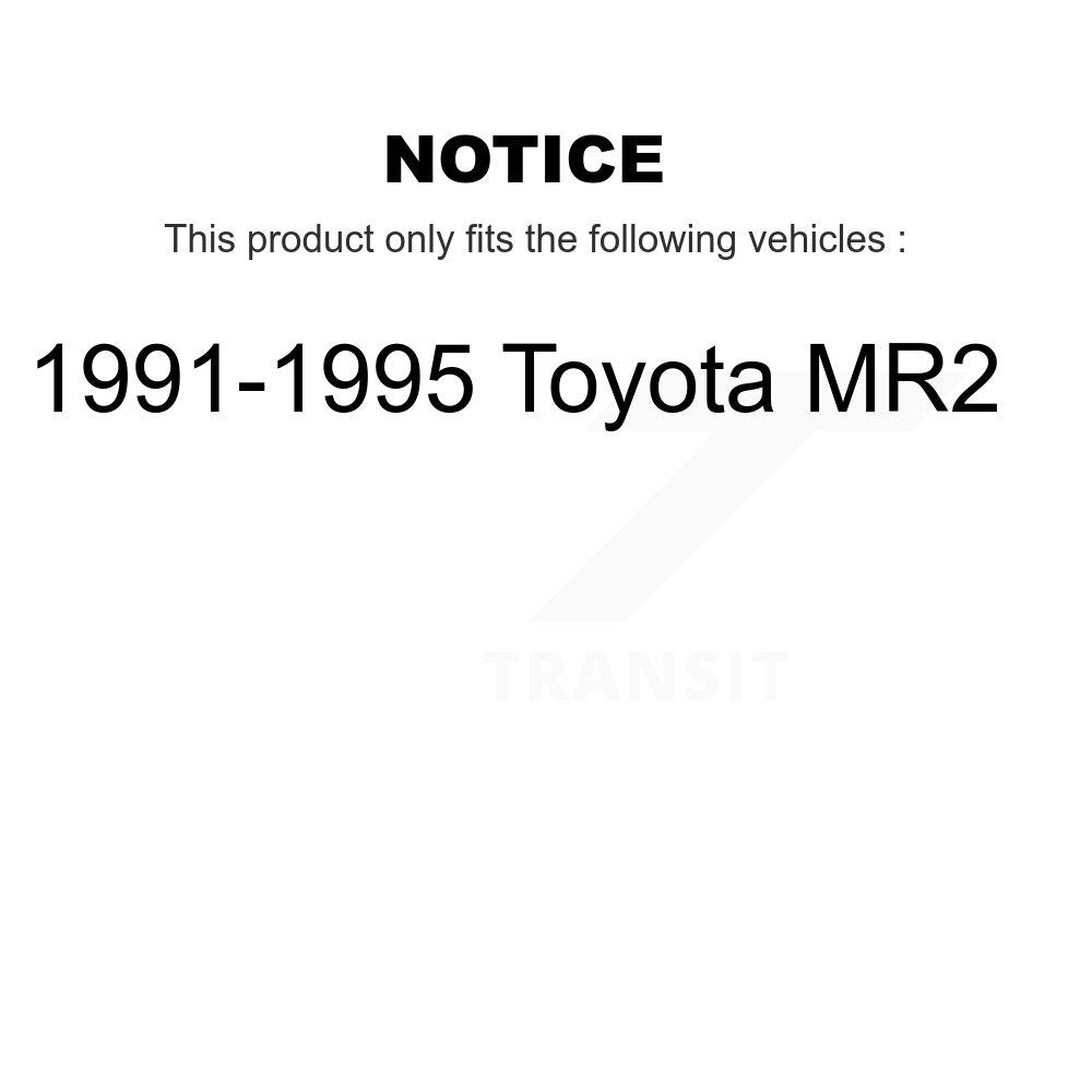 Wheel Bearing Rear Pair For 1991-1995 Toyota MR2