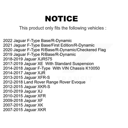 Wheel Bearing Rear Pair For Jaguar Land Rover Range Evoque XF F-Type XJ XE XKR