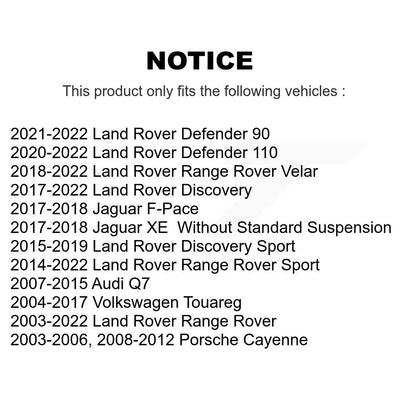 Wheel Bearing Rear Pair For Land Rover Range Sport Volkswagen Touareg Audi Q7 XE