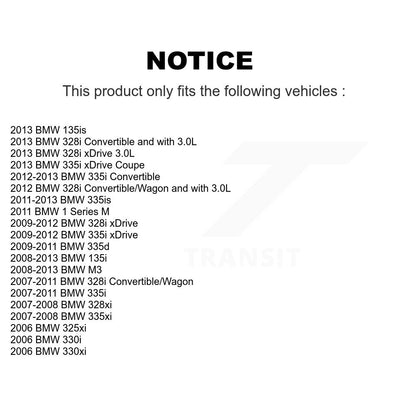 Wheel Bearing Rear Pair For BMW 328i xDrive 335i 328xi M3 135i 335xi 330i 325xi
