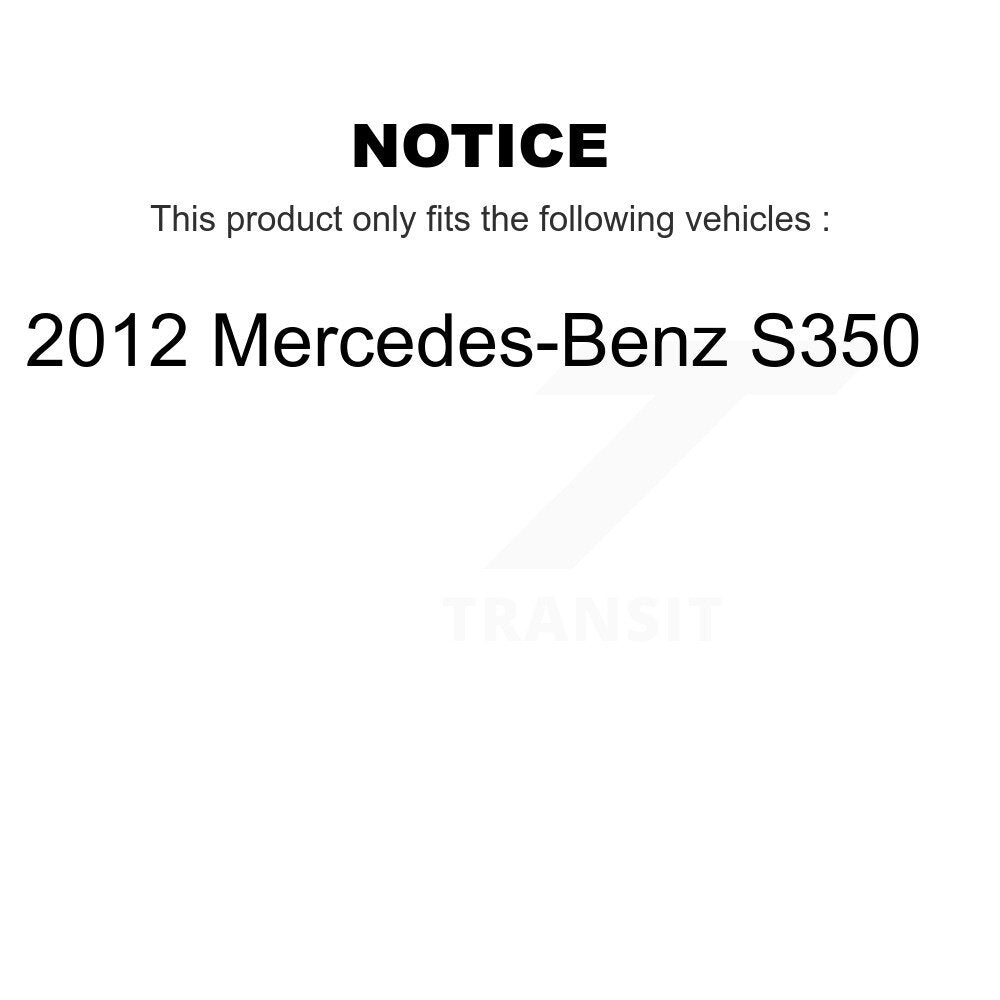 Wheel Bearing Front Rear Kit For 2012 Mercedes-Benz S350