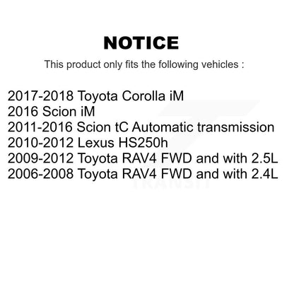 Wheel Bearing & Hub Assembly Front Rear Kit For Toyota RAV4 Scion Corolla iM tC