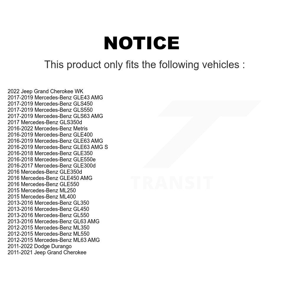 Wheel Bearing Rear Pair For Jeep Grand Cherokee Mercedes-Benz Dodge Durango AMG