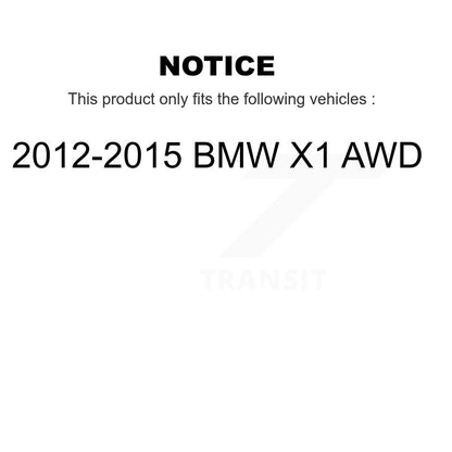 Wheel Bearing And Hub Assembly Front Pair For 2012-2015 BMW X1 AWD