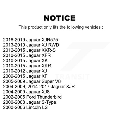 Wheel Bearing & Hub Assembly Front Pair For Jaguar Ford Thunderbird XF S-Type XJ