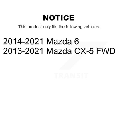Wheel Bearing & Hub Assembly Front Rear Kit For Mazda CX-5 6