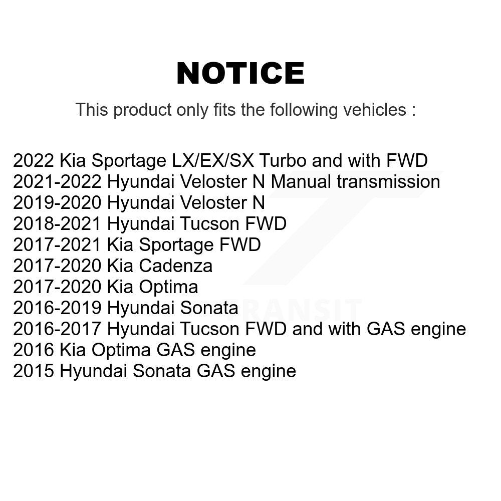 Wheel Bearing Hub Assembly Front Rear Kit For Hyundai Tucson Kia Sportage Sonata