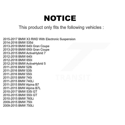 Wheel Bearing Hub Assembly Front Pair For BMW X3 528i 650i 535i 750Li 750i 550i