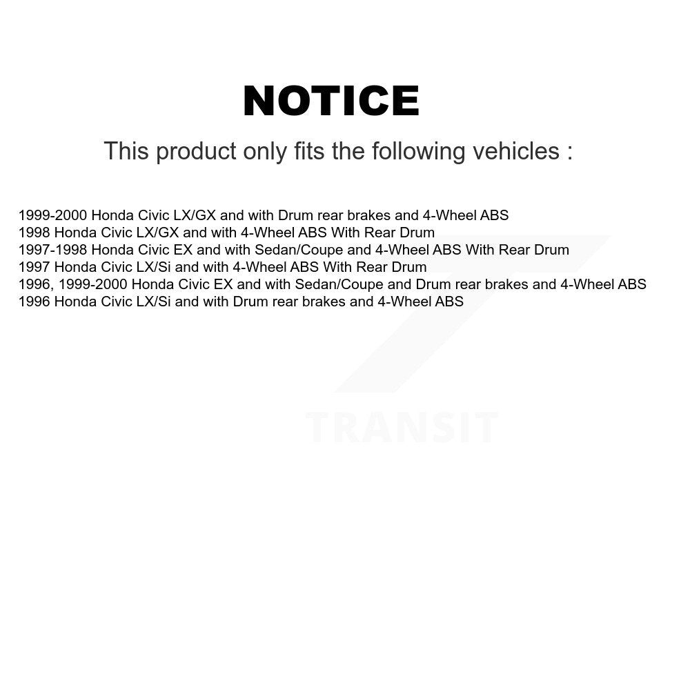 Wheel Bearing And Hub Assembly Front Rear Kit For Honda Civic