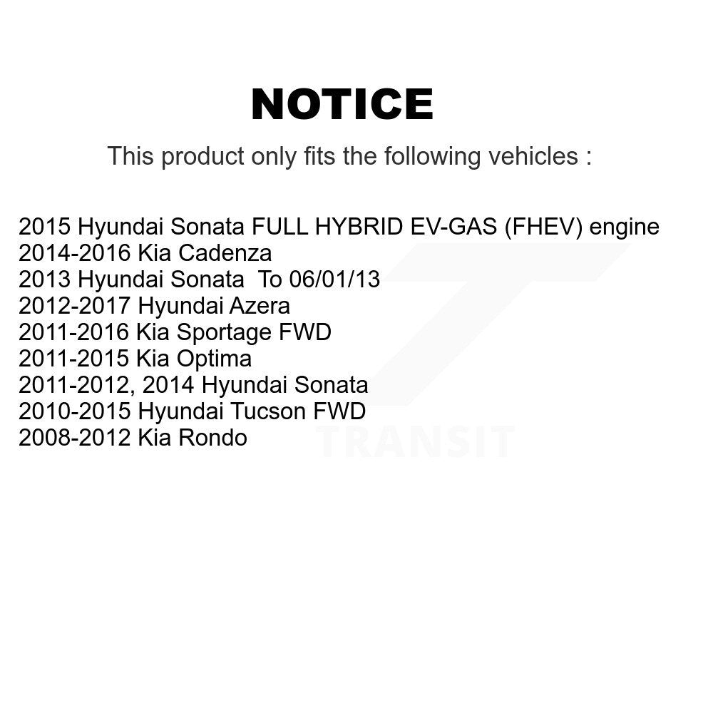 Wheel Bearing Hub Assembly Front Rear Kit For Hyundai Kia Tucson Sonata Sportage