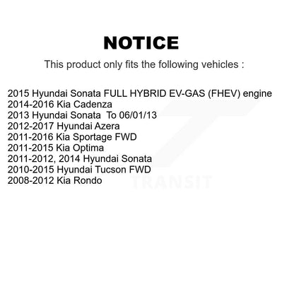 Wheel Bearing Hub Assembly Front Rear Kit For Hyundai Kia Tucson Sonata Sportage