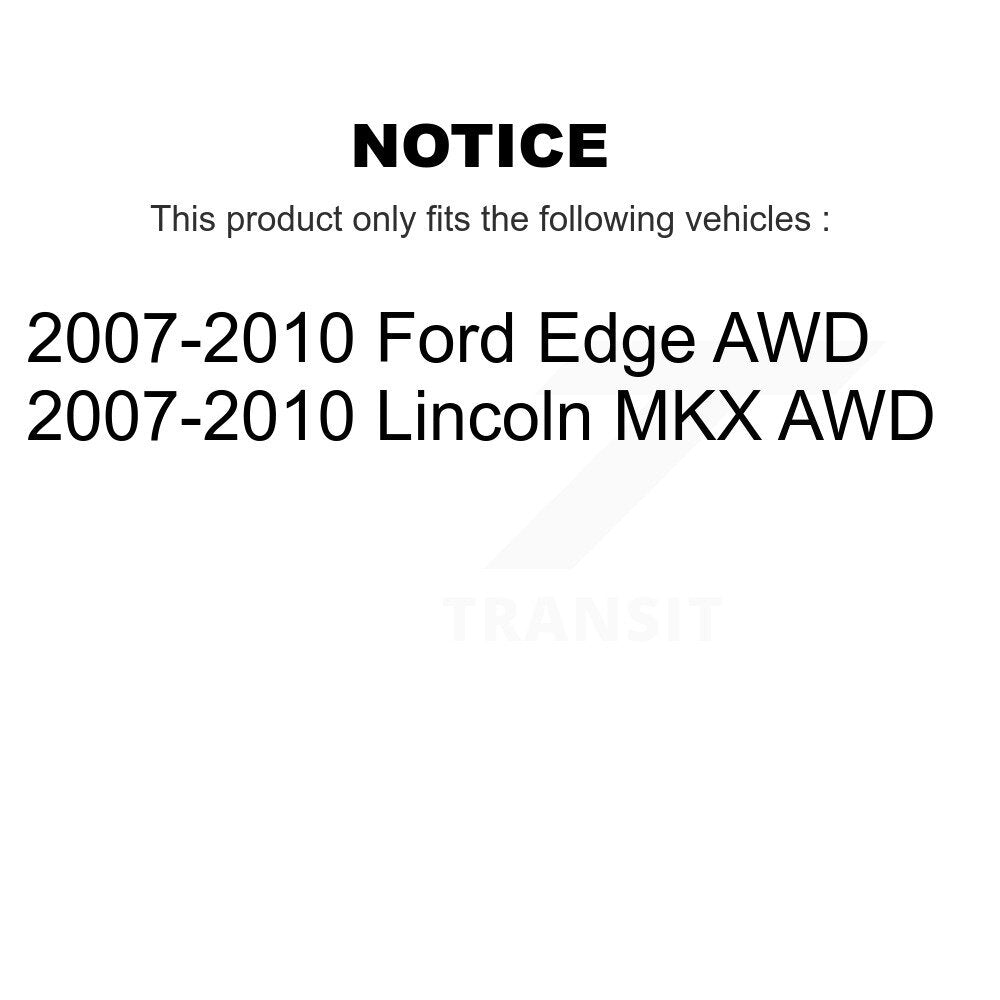 Wheel Bearing And Hub Assembly Front Rear Kit For Ford Edge Lincoln MKX AWD