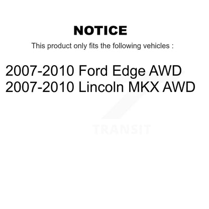 Wheel Bearing And Hub Assembly Front Rear Kit For Ford Edge Lincoln MKX AWD