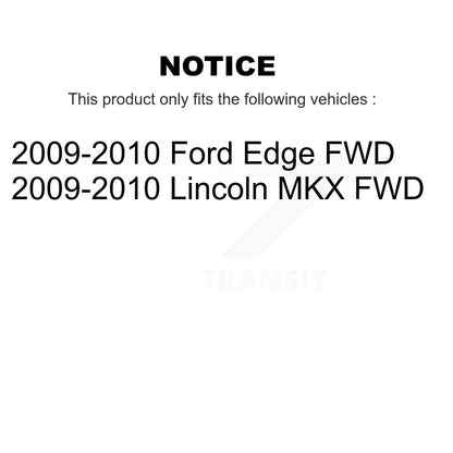 Wheel Bearing And Hub Assembly Front Rear Kit For Ford Edge Lincoln MKX FWD