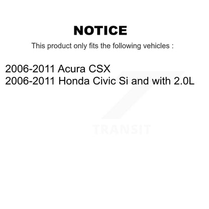 Wheel Bearing & Hub Assembly Front Rear Kit For 2006-2011 Honda Civic Acura CSX