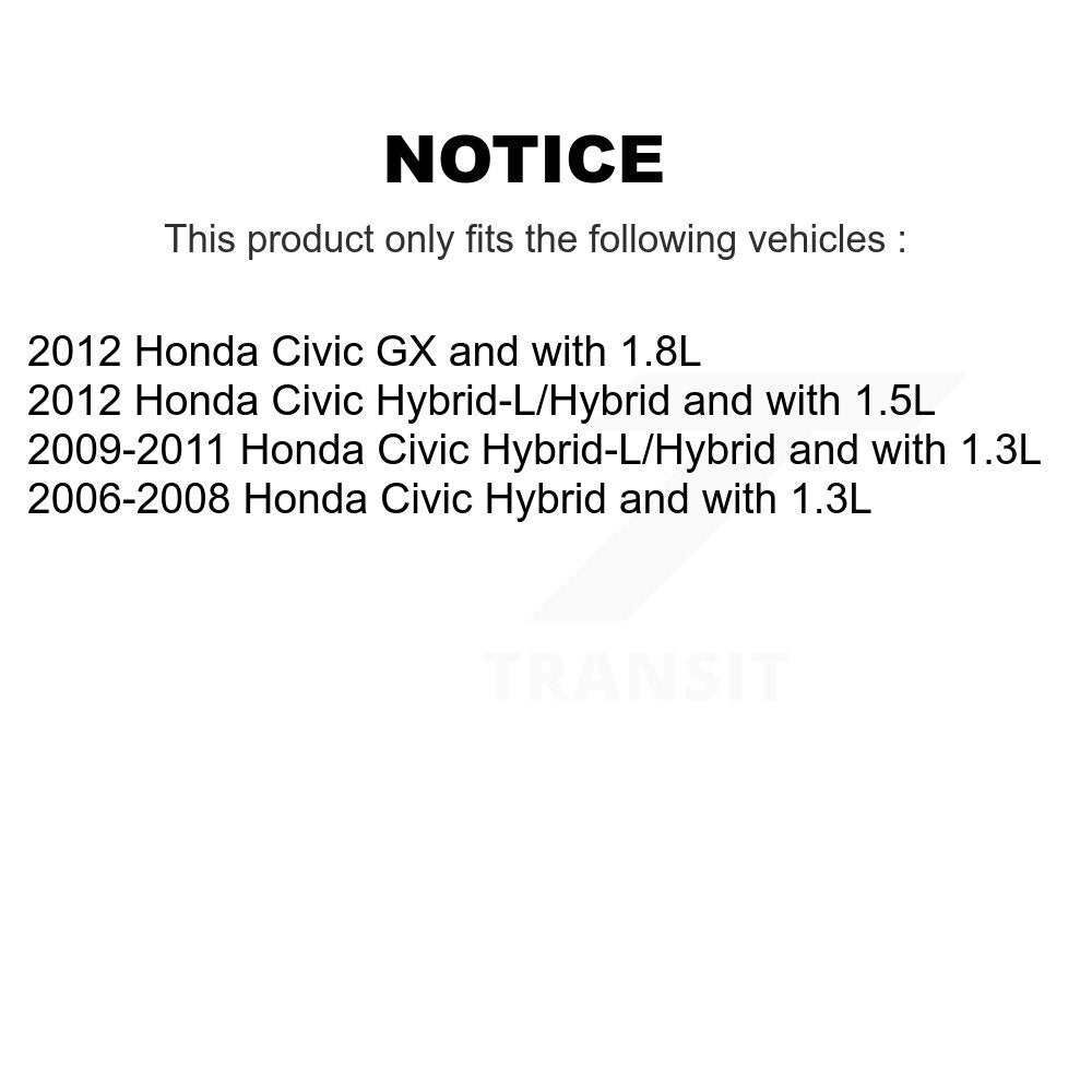 Wheel Bearing And Hub Assembly Front Rear Kit For Honda Civic