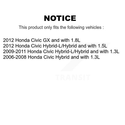 Wheel Bearing And Hub Assembly Front Rear Kit For Honda Civic