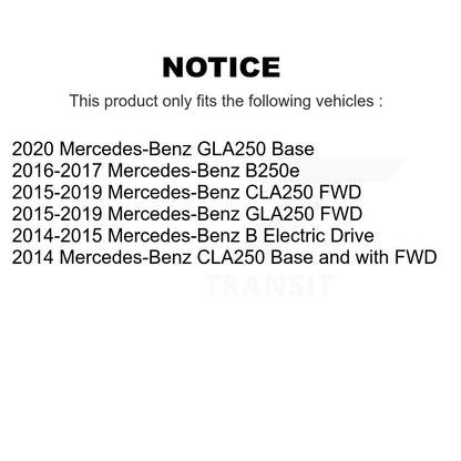 Wheel Bearing And Hub Assembly Front Rear Kit For Mercedes-Benz GLA250 CLA250 B