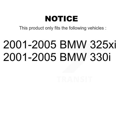 Wheel Bearing Front Rear Kit For 2001-2005 BMW 325xi 330i