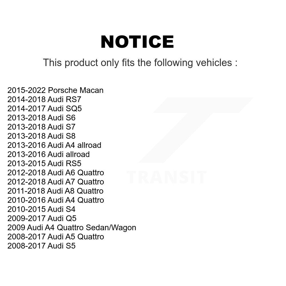 Wheel Bearing Assembly Front Rear Kit For Audi Q5 Porsche Macan A4 Quattro A5 S4