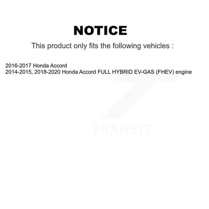 Wheel Bearing And Hub Assembly Front Rear Kit For Honda Accord