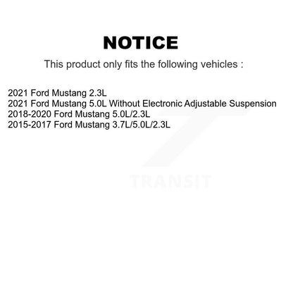 Wheel Bearing & Hub Assembly Front Rear Kit For Ford Mustang