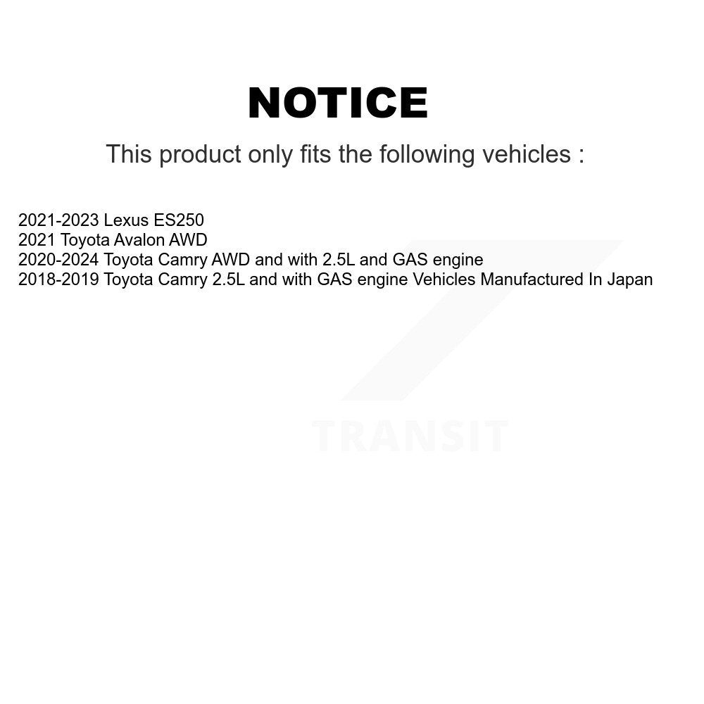 Wheel Bearing & Hub Assembly Front Rear Kit For Toyota Camry Lexus ES250 Avalon