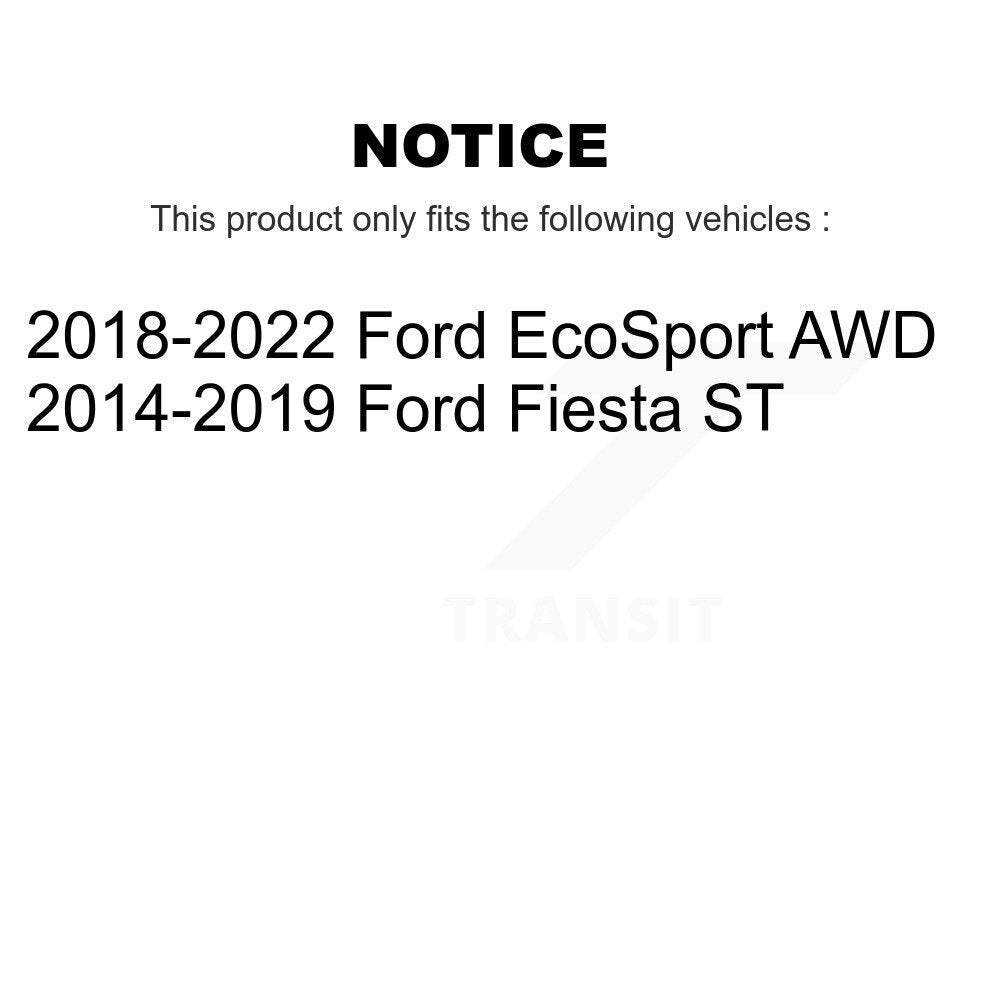 Wheel Bearing Front Rear Kit For Ford EcoSport Fiesta